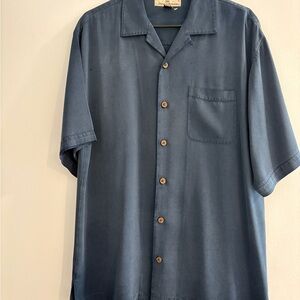 Tommy Bahama Dark Blue Casual Button Down Shirt